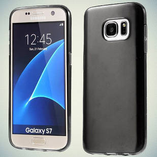 Чехол Original Silicon Matte Samsung Galaxy S7 G930 Black