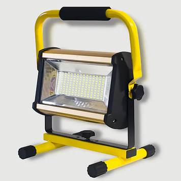 Портативний світильник прожектор ліхтар на акумуляторі W808 100W 90 LED для освітлення