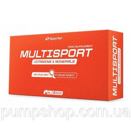 Вітаміни універсальні Sporter Multisport Day/Night 60 капс., фото 1