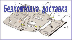 Захист двигуна Hyundai Santa Fe(2020-)(Захист двигуна Хюндай Сантафе) Кольчуга