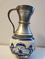 Порцеляновий глечик з олов'яною кришкою Німеччина