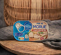 Купить печень трески 120 гр. Консервы печень трески "Extra Foie de Morue".