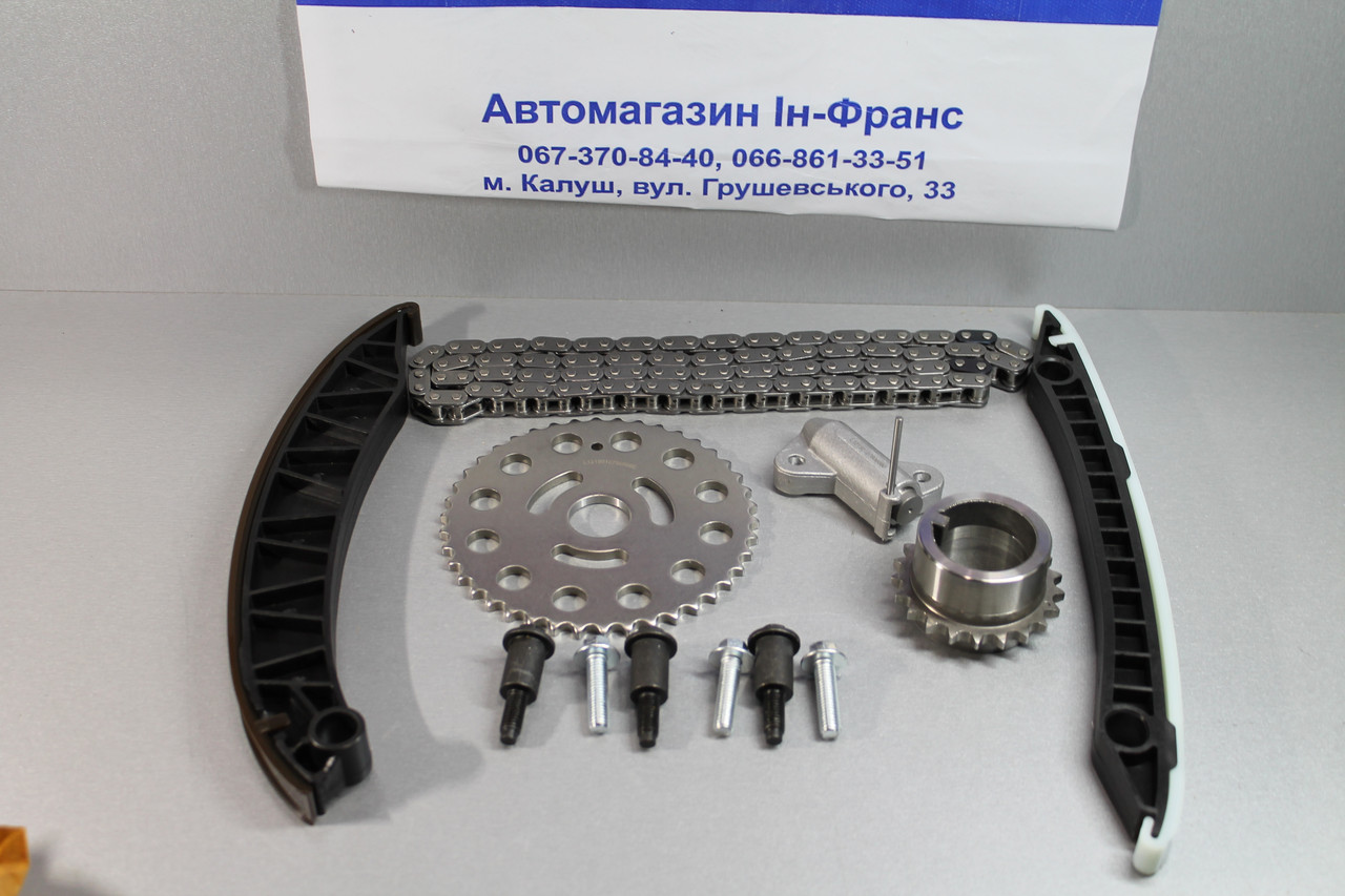 Комплект ланцеюга ГРМ Renault Megane II/ III, Scenic II/ III, Trafic; Nissan Qashqai 2.0dci 2005-
