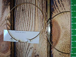 Сережки кільця Xupingi, "Золото", 70 мм