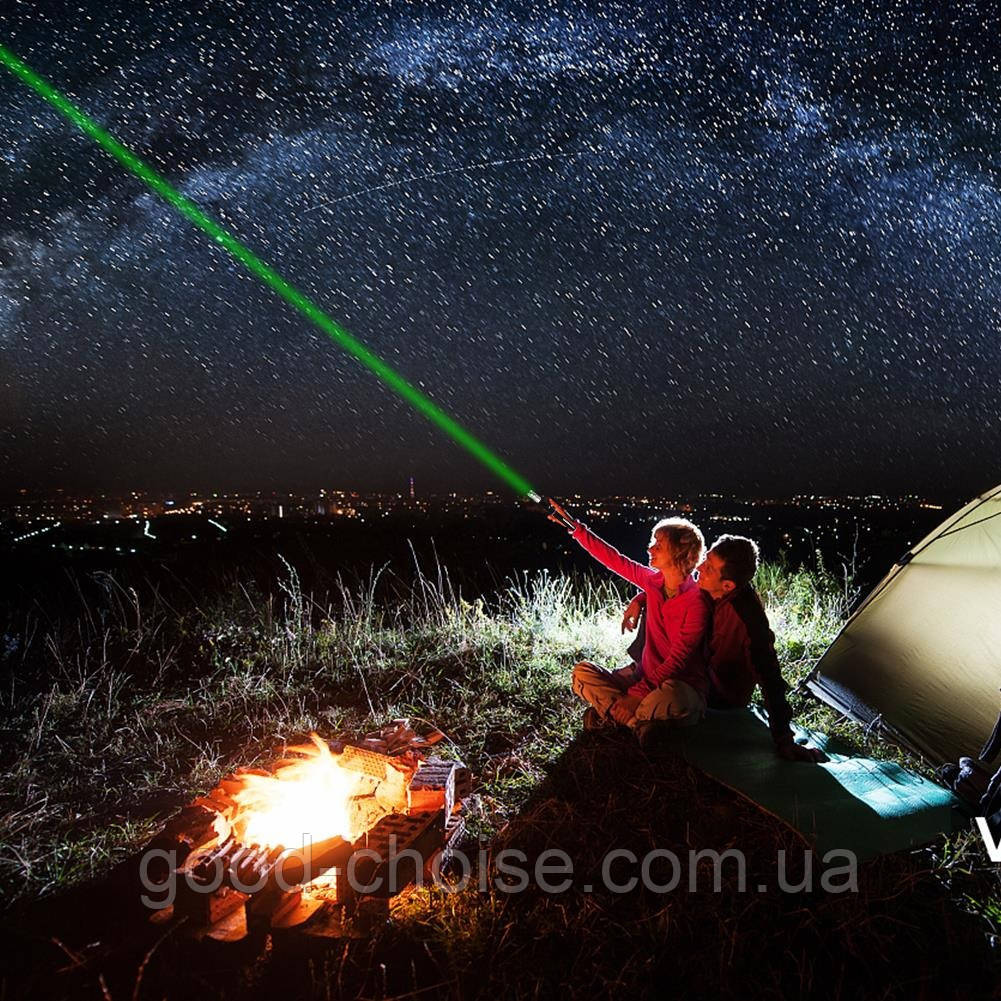 Лазерная указка на аккумуляторе до 10км Green Laser Pointer 803-1 / Диодный лазер - фото 8 - id-p1700516880