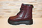 Черевики жіночі демісезонні бордові Д753, фото 2
