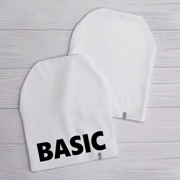 Жіноча шапка з принтом BASIC