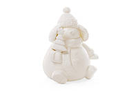 Декоративная статуэтка Снеговик с LED-подсветкой, 18.1см