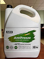Антифриз AVEX Antifreeze COOLER GREEN G12 (-42 ), 10кг