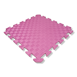 Дитячий килимок-пазл 500×500×12мм рожевий уцінка