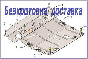 Захист двигуна Nissan Murano Z51 (2008-2014)(Захист двигуна Ніссан Мурано) Кольчуга оцынкованная