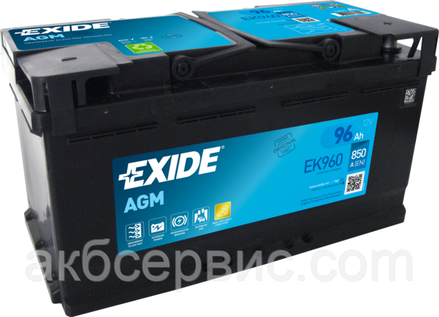 Акумулятор автомобільний Exide EK960