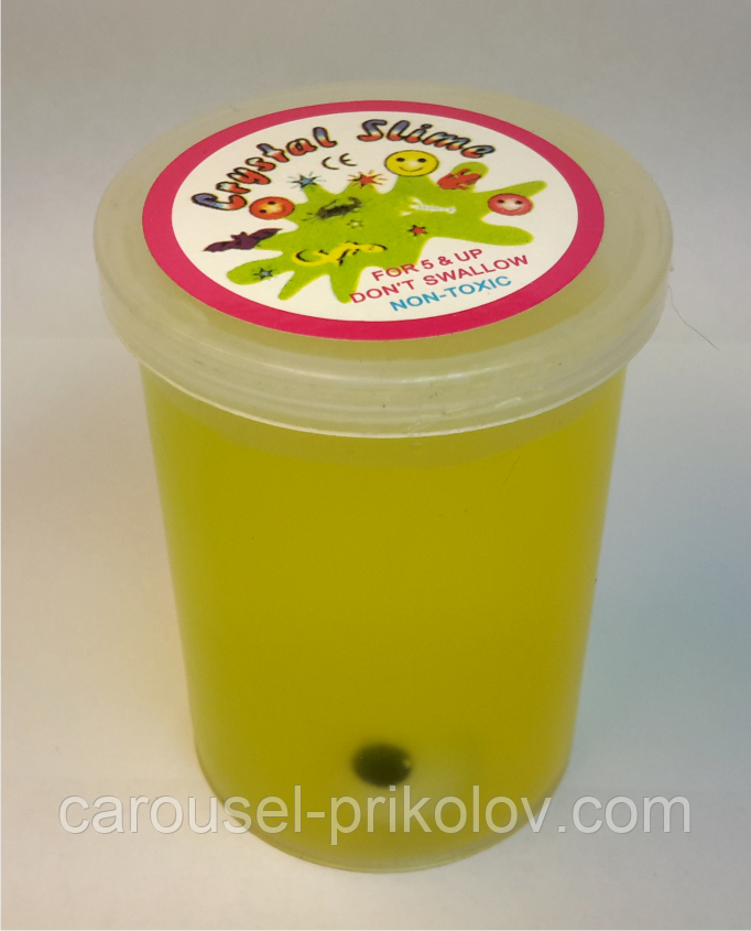 Лізун із оком у банці жовтий, фото 1
