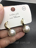 Сережки перлини, "Золото", фото 10