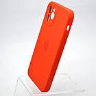 Чохол силіконовий з квадратними Silicon case Full Square для iPhone 11 Pro Red Червоний, фото 3