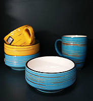 Піала Spirial Blue 400мл Wilmax WL-669638/A