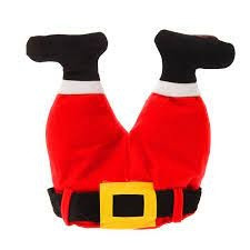 Новорічна шапка "Santa Klaus", колір червоний