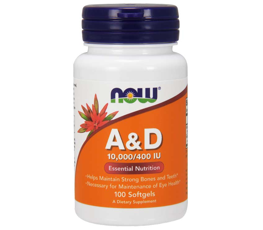 Now Vitamin A&D 10000/400 IU 100 sgels (протермінований)