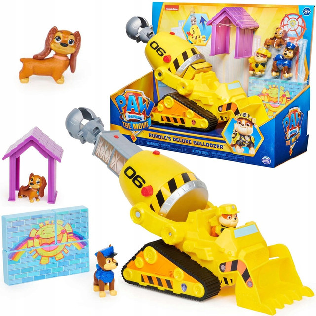 PAW Patrol The Movie - Rubble's Deluxe Bulldozer