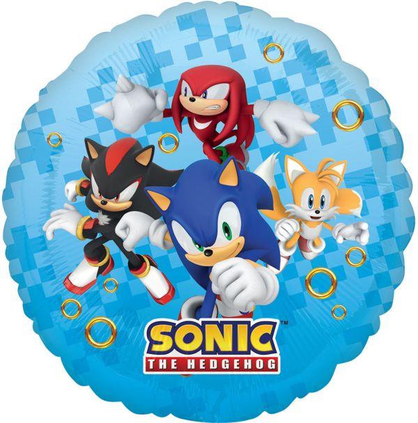A 17" Sonic the Hedgehog 2 Foil Balloon. Фольговані кулі Сонік 2, фото 1