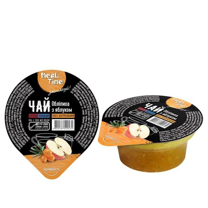 Ягідний концентрат Meal time Обліпиха з яблуком 60 г контейнер (24 шт. упаковка)