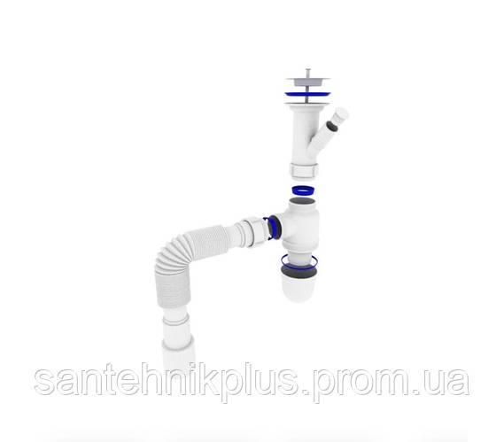 Купить Сифон для кухни с отводом под стиральную машину, цена 250 ...