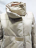Куртка женская,бежевого цвета Куртка  жіноча молодіжна плащовка, синтепон, фото 4