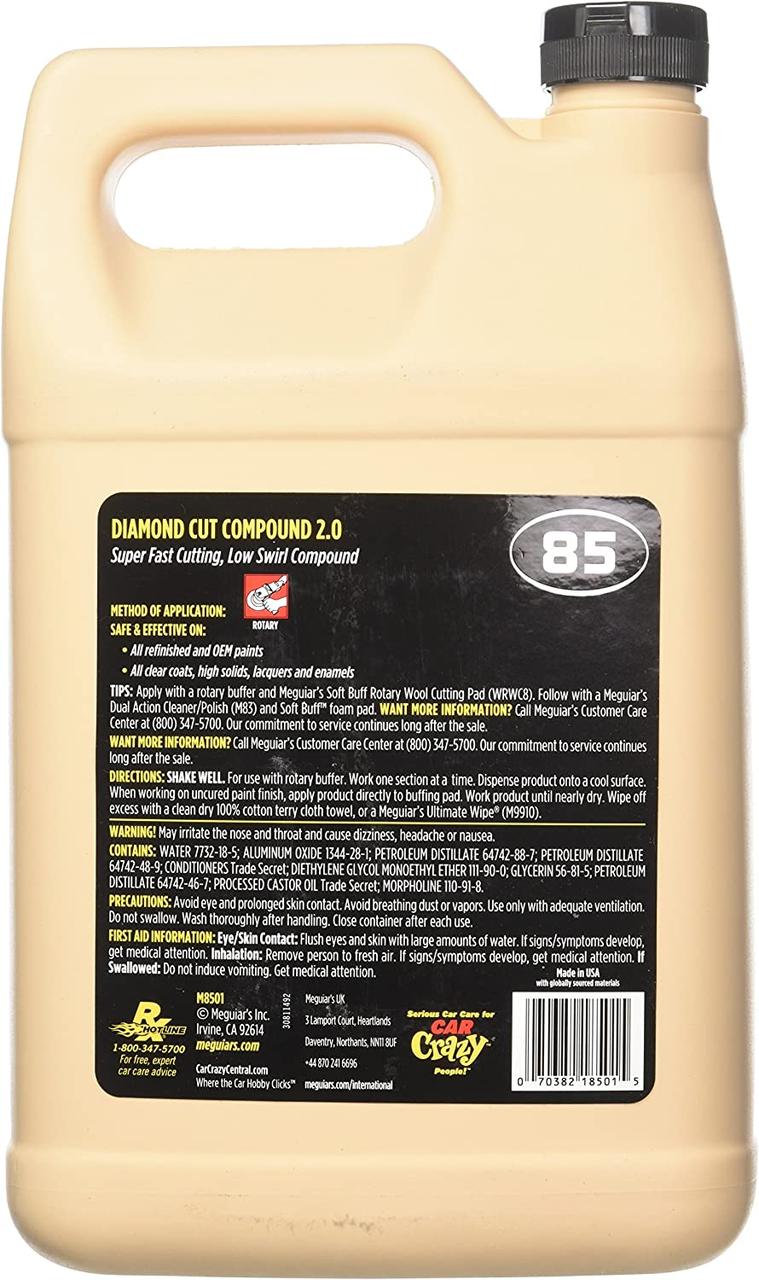 Полировальная паста режущая - Meguiar`s Diamond-Cut Compound 2.0 3,79 л. (M8501) - фото 3 - id-p1071775280