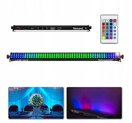 Світловий промінь LED RGB стрічка з пультом BeamZ LCB144 світлодіодна балка
