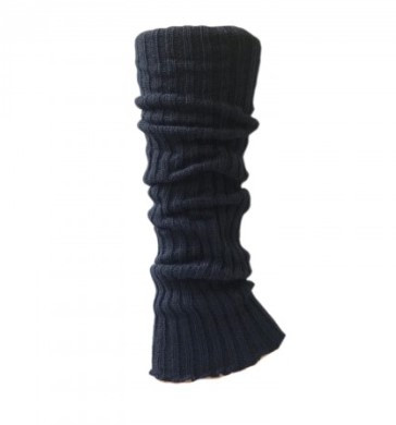 Гетри напіввовняні теплі в'язані чорні (LON-getBL), фото 1