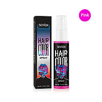 Cпрей для окрашивания волос розовый Sevich Hair Color Spray