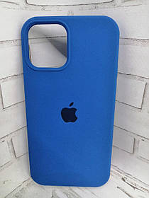 Чохол на iPhone 12 накладка бампер протиударний Original Soft Case Navy blue