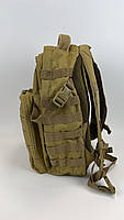 Військовий Тактичний Рюкзак на 20л. Coyote Речовий Армійський рюкзак для ЗСУ BPT1-20 Штурмовий Універсальний, фото 2