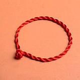 Червона нитка - оберіг червоний браслет на удачу, фото 3
