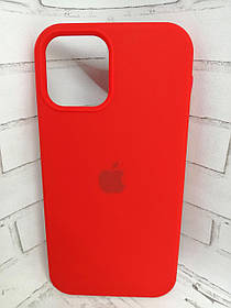 Чохол на iPhone 12 накладка бампер протиударний Original Soft Case red
