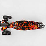 Самокат триколісний MAXI S - 10606 (1) "Best Scooter", знімне кермо, колеса PU зі світлом, переднє 130х25 мм, задні здвоєні 80х45, фото 3