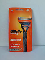Станок для бритья мужской Gillette Fusion 5 (джилет фьюжен 5 станок + 2 картриджа)