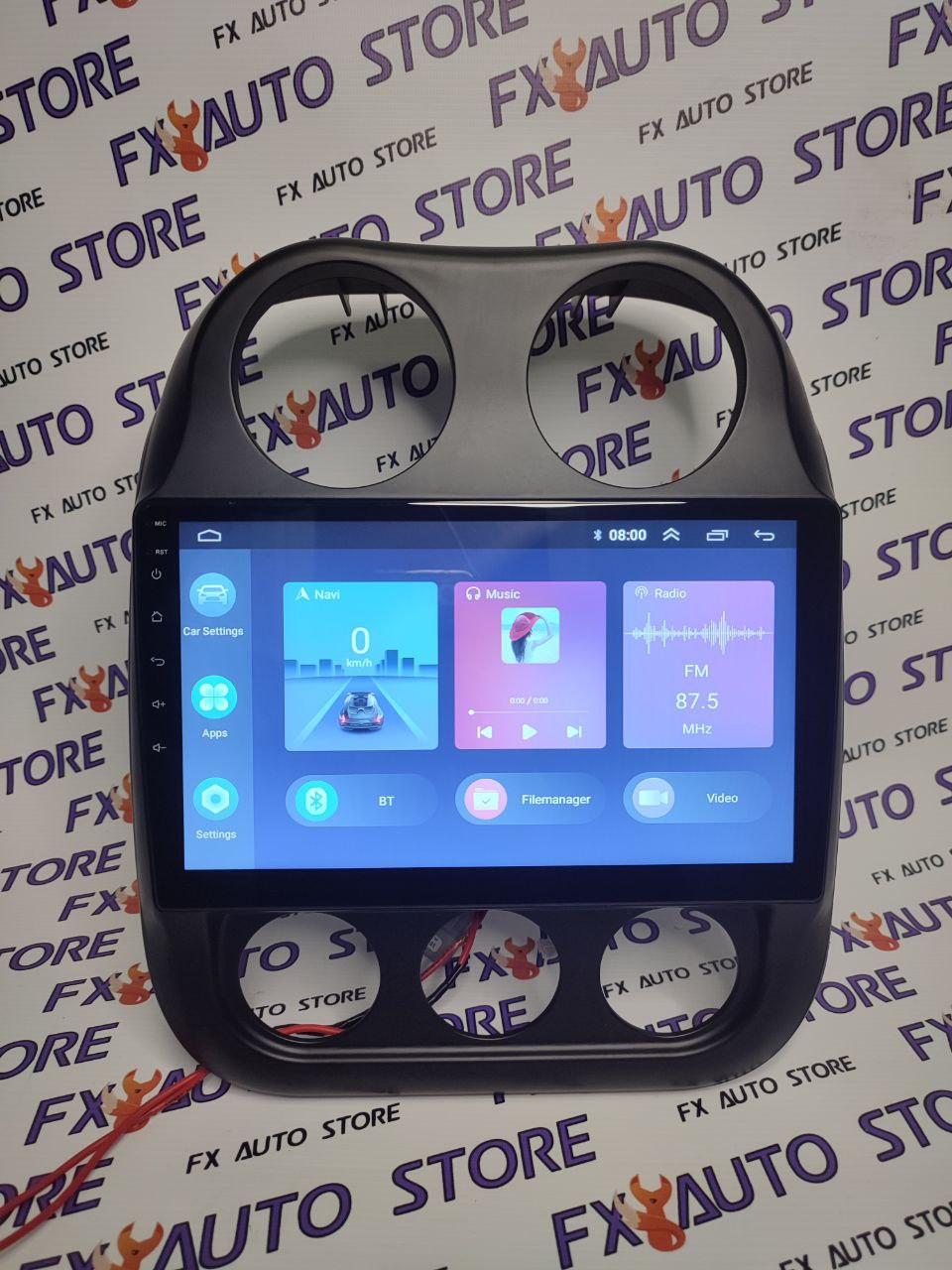 Android магнітола 10 дюймів 2din для Jeep Patriot Compass нова 2/32 Gb Wi-fi Камера GPS