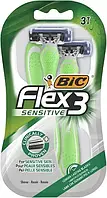 Одноразовые бритвенные станки 3 шт. BIC Flex 3 Sensitive 02337