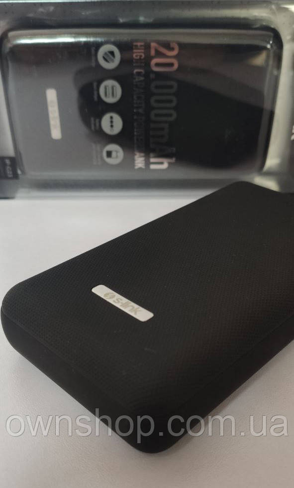 Power Bank S-LINK 20000 mAh Power box, black