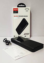 Power Bank 10000 mAh / 37Wh з функцією швидкого заряджання, JOMROOM JR-QP191 повербанк, black