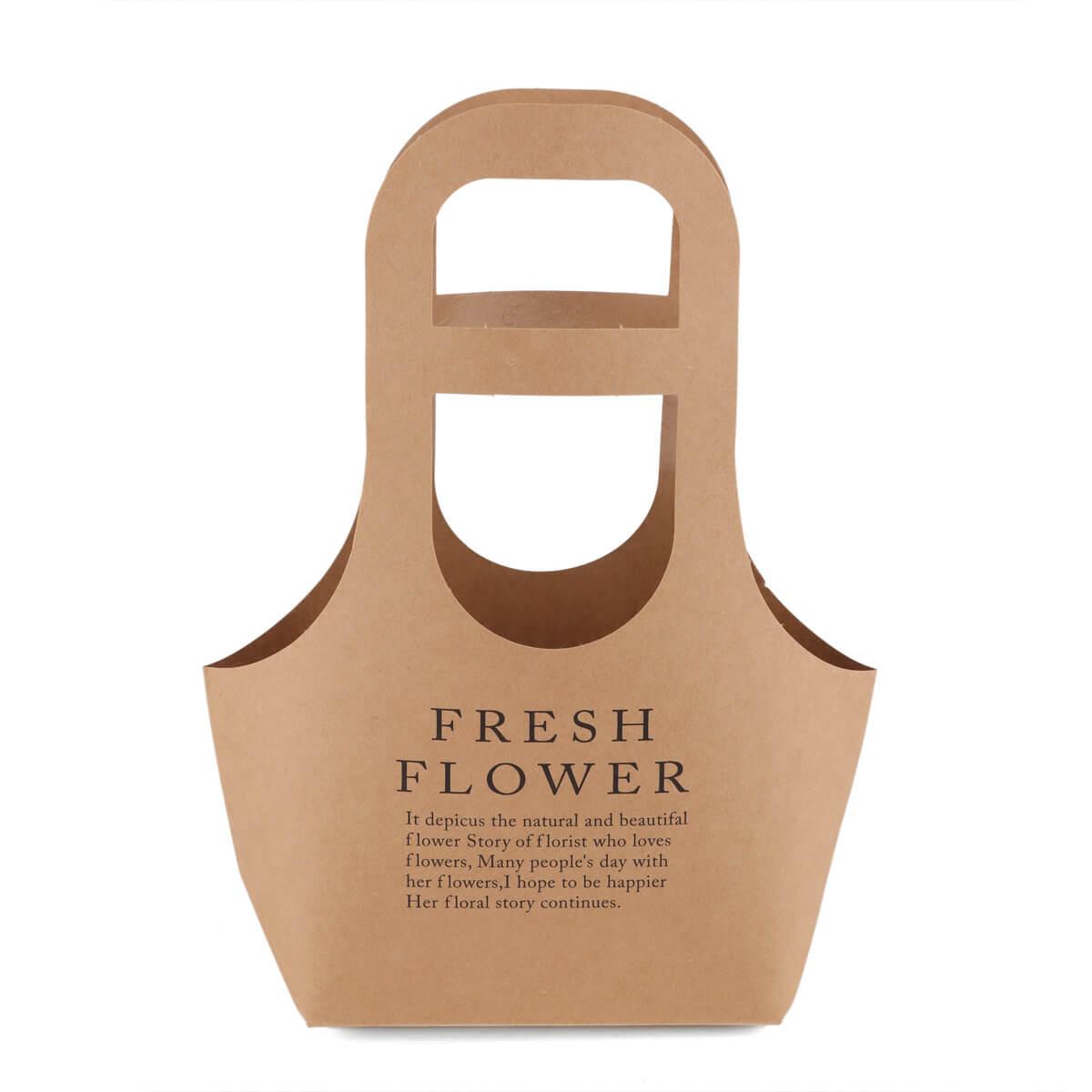 Кошик для квітів "Flower" 17*7,5*32,5, коричневий ELISEY