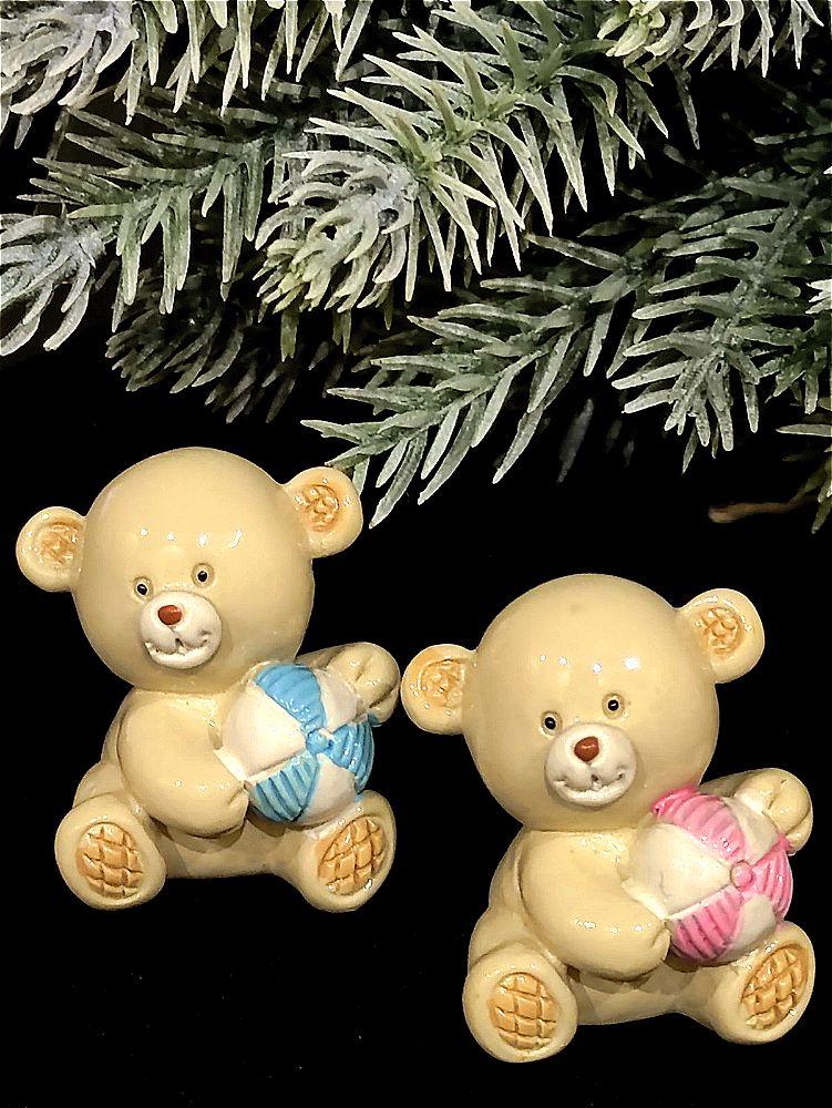 Статуетка кераміка міні ведмежа коричневий, фото 1