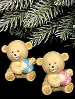 Статуетка кераміка міні ведмежа коричневий