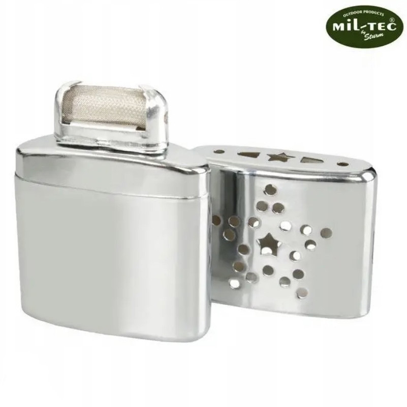 Грелка Каталитическая Mil-Tec Бензиновый Обогреватель для Рук Тела ...