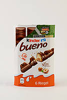 Вафельные батончики с молочно-ореховым кремом Kinder Bueno 6 batony 129 г Германия