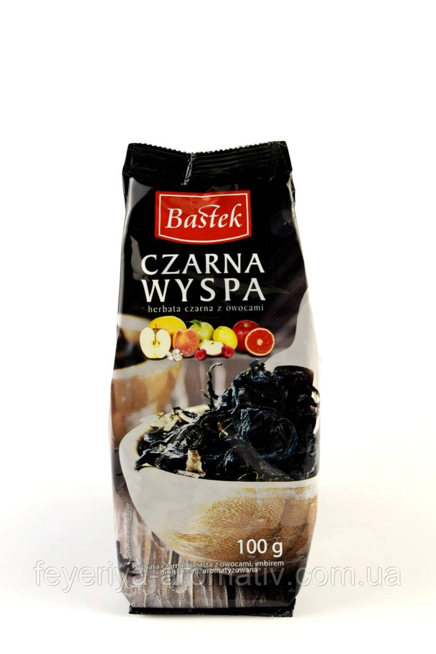 Чай чорний із шматочками фруктів BASTEK czarna wyspa 100 г Польща