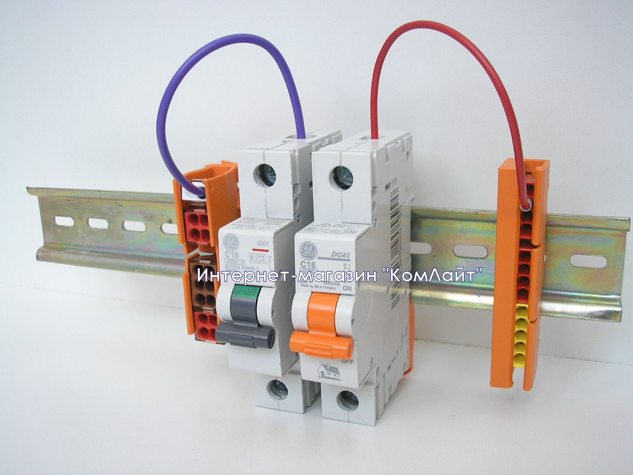 Монтажный адаптер на DIN-рейку WAGO 2273-500 для клемм серии 2273 ...
