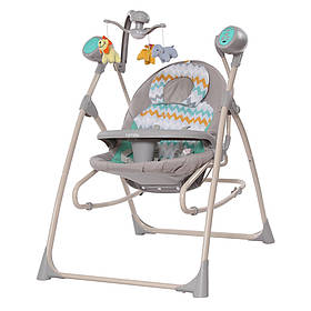 Крісло-гойдалка CARRELLO Nanny CRL-0005, grey wave
