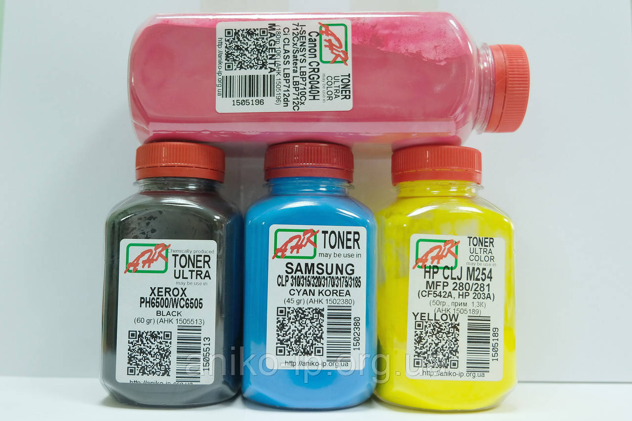 ТОНЕР SAMSUNG CLP 310/315/320/3170/3175 (45 ГР) CYAN АНК КОРЕЯ